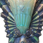 Single Frankelite Wall Sconce with Original Finish and Green Shade #2537