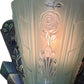 Single Frankelite Wall Sconce with Original Finish and Green Shade #2537