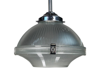 One of 3 Vintage Holophane No. 2120 Pendant Lights #2536