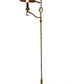 1920s Floor lamp with Original Paint Finish Brass Shade #2538
