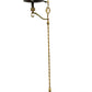 1920s Floor lamp with Original Paint Finish Brass Shade #2538