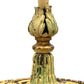1920s Floor lamp with Original Paint Finish Brass Shade #2538