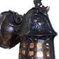 One of Three Antique Bronze Porch Lights #2542