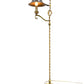1920s Floor lamp with Original Paint Finish Brass Shade #2538