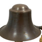 1920s Floor lamp with Original Paint Finish Brass Shade #2538