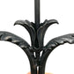 Spanish Revival Wrought Iron Lamp with Mica Shade #2539
