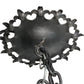 Vintage Spanish Revival Exterior Pendant Light with Original Leaded Glass #2543
