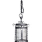 Vintage Spanish Revival Exterior Pendant Light with Original Leaded Glass #2543