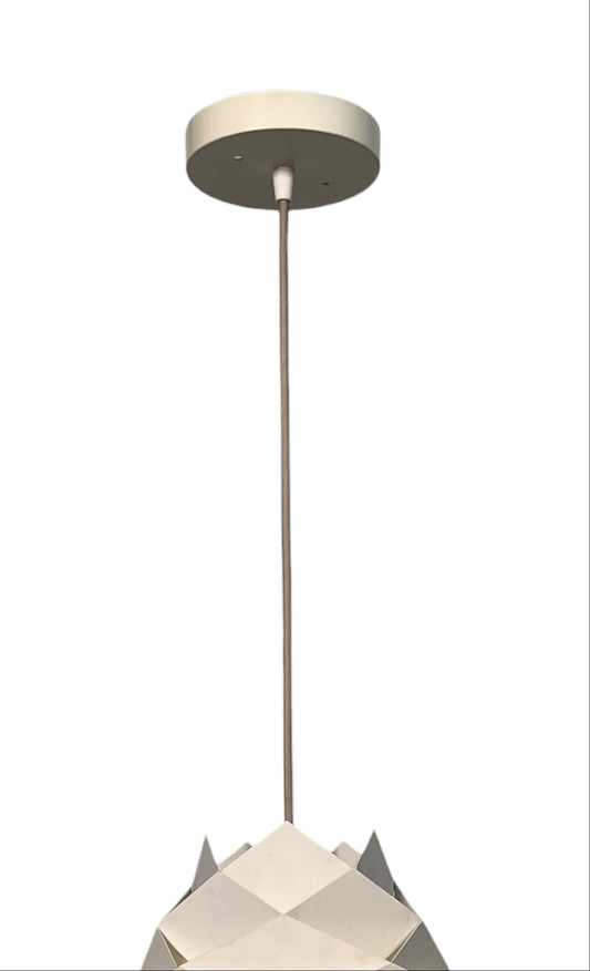 MidCentury Modern Preben Dal Symfoni Metal Pendant with Original Finish #2567