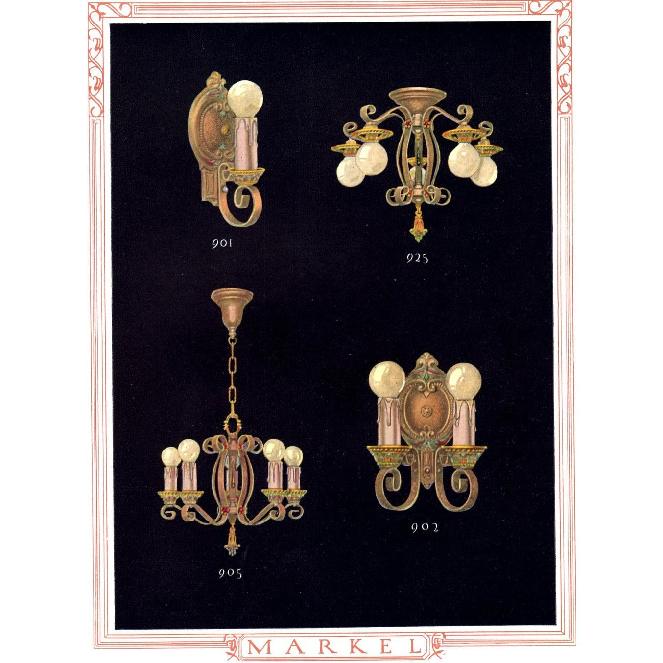 Small 2.5" Painted Dimmable Incandescent Globe Bulb, Gold or Amber