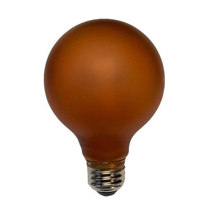 Painted Dimmable LED 3" Globe, Gold or Amber 5.5w