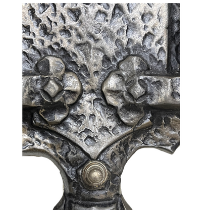 One (of Three) Hammered Spanish Revival or Craftsman Wall Sconces #2443