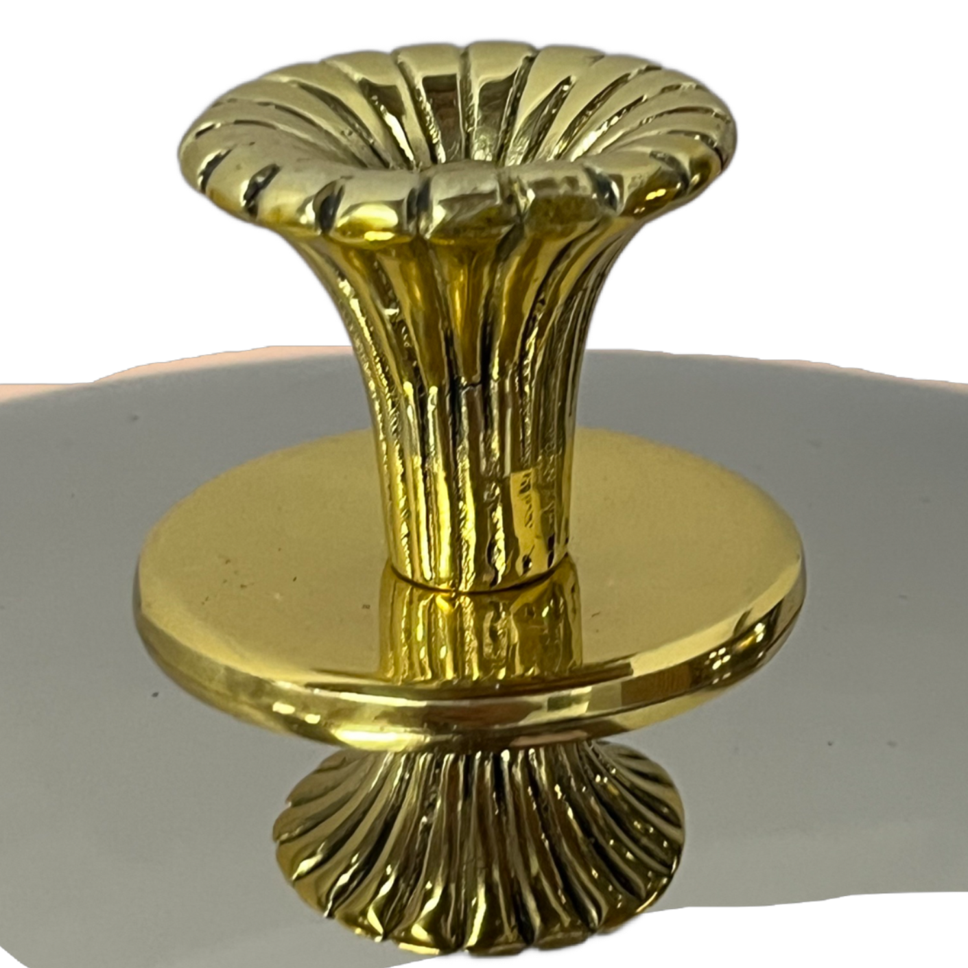 Art Deco Table Lamp in Polished Nickel and Brass #2514