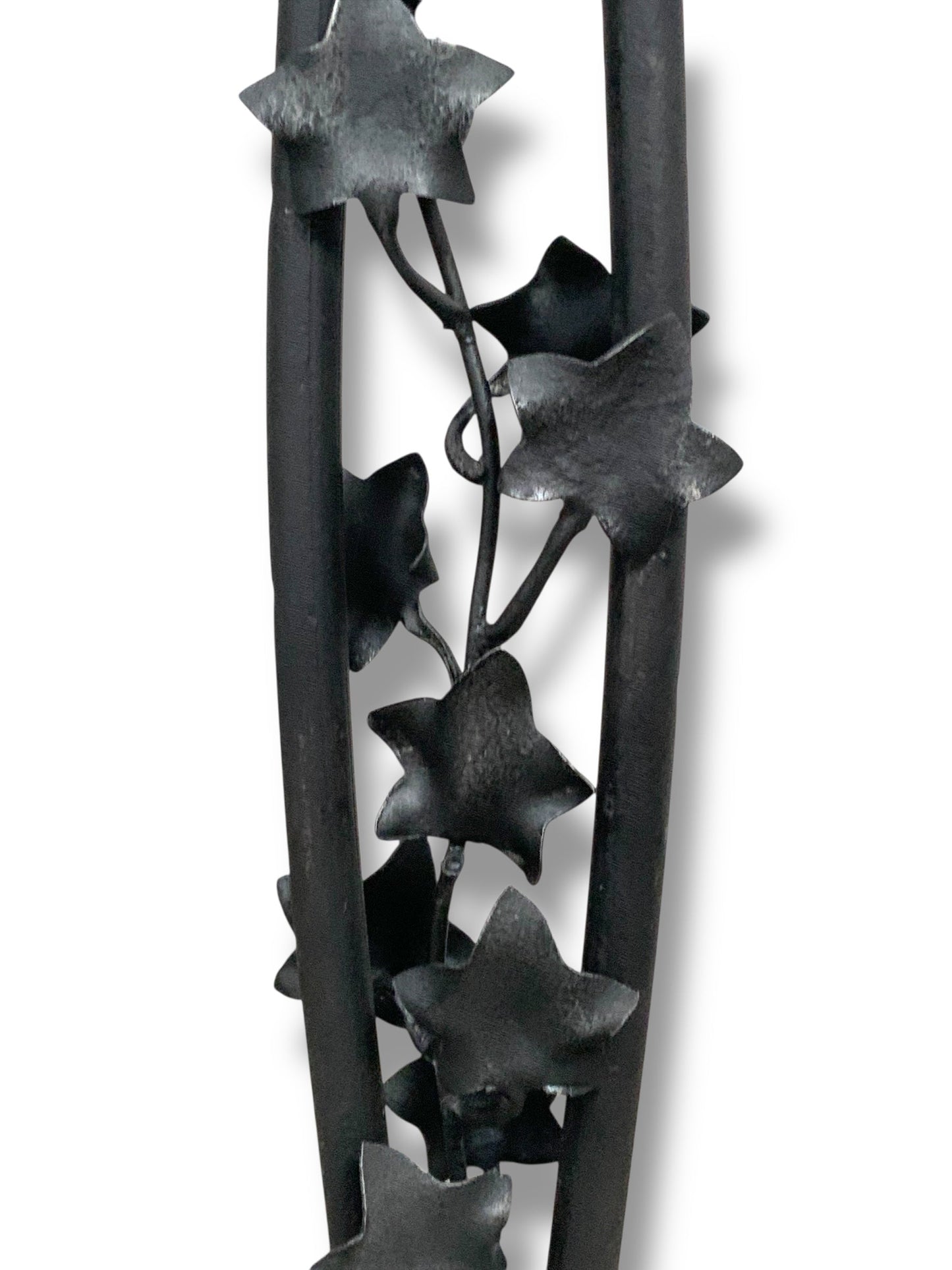 Spanish Revival Wrought Iron Lamp with Mica Shade #2539