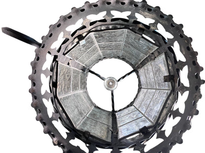 Vintage Spanish Revival Exterior Pendant Light with Original Leaded Glass #2543