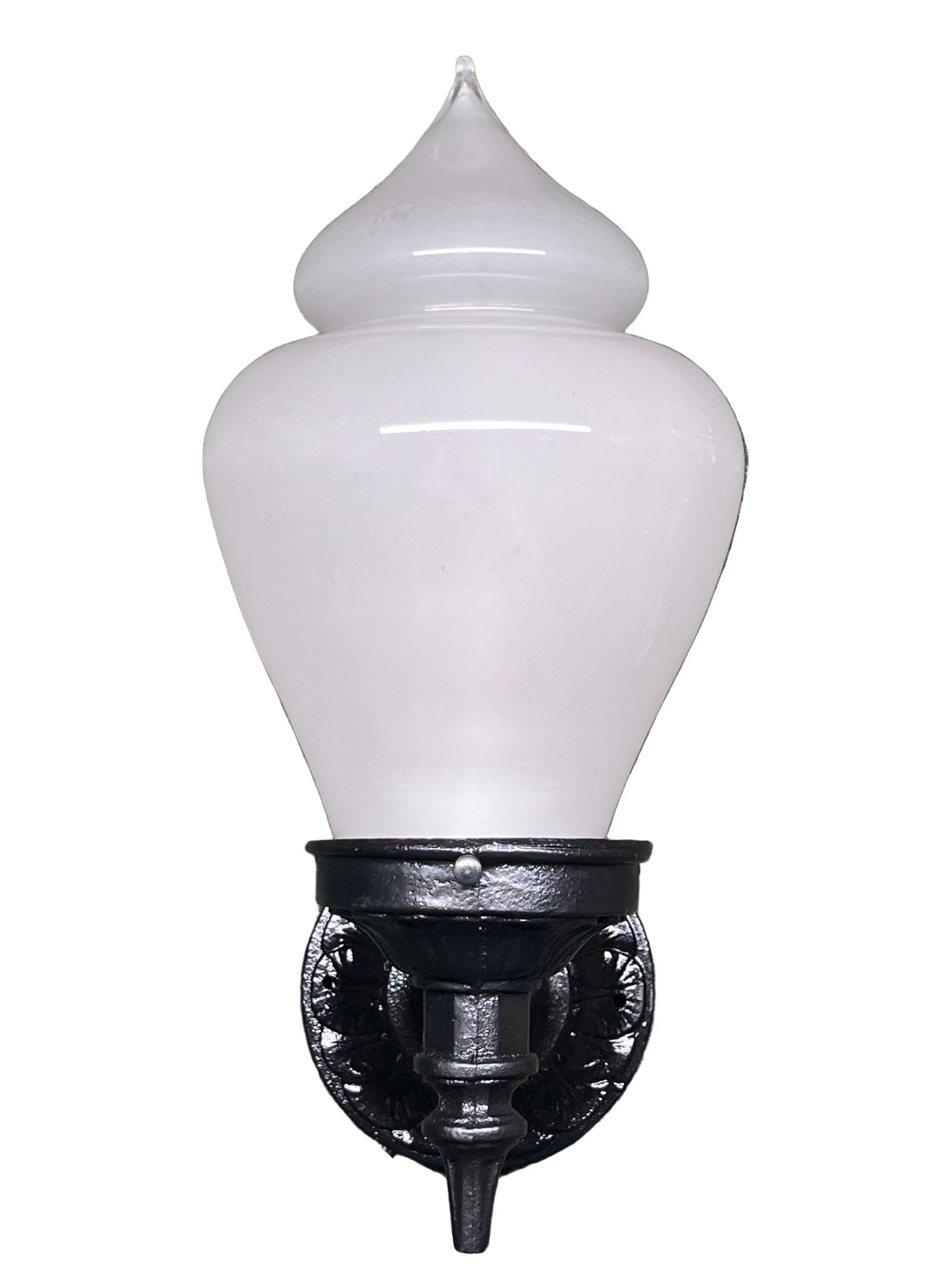 Exterior Sconce with "Soft Serve" Ice Cream Shaped Shade #2549