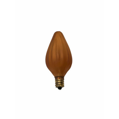 15w Candelabra Base E12 F10 Painted Flame Bulb