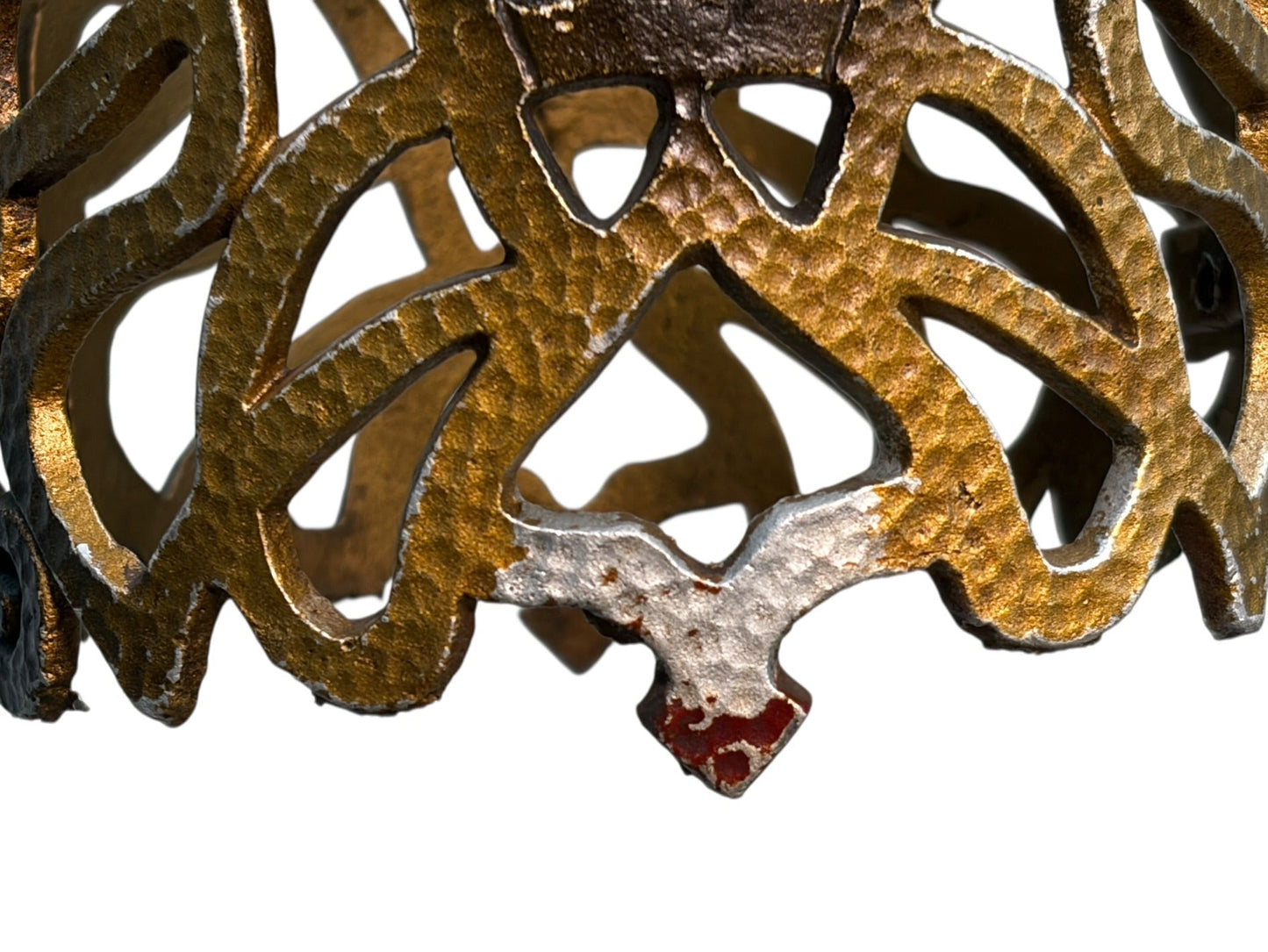 Tall Spanish Revival Hallway Light with Original Paint Finish #2604