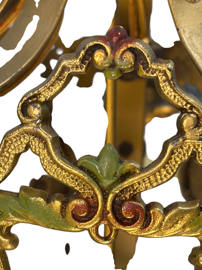 Chain Drop Aztec Gold Chandelier with Original Finish #2607