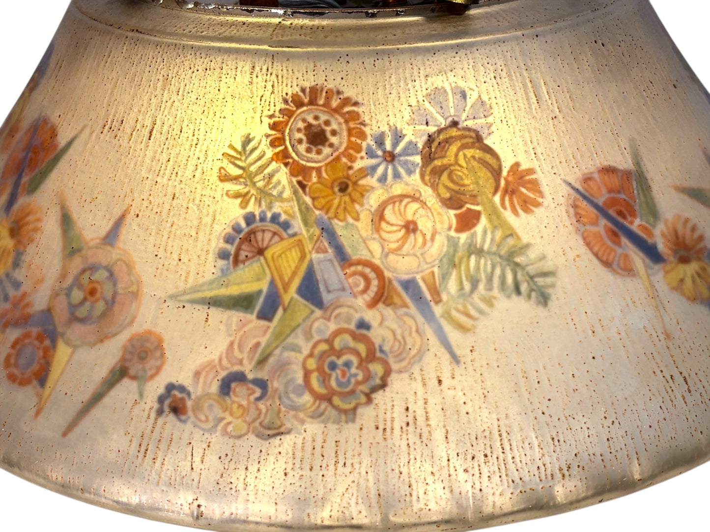 1928 Lightolier Semi-Flush "Dinolier" Chandelier #2614