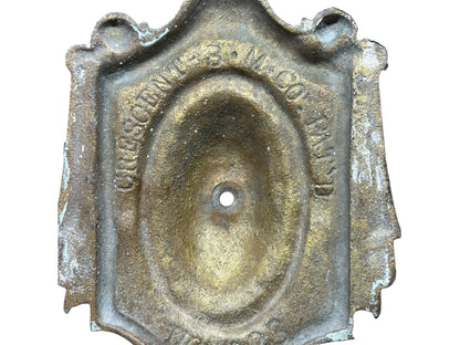 Cast Brass Wall Sconces with Shabby Paint #2634