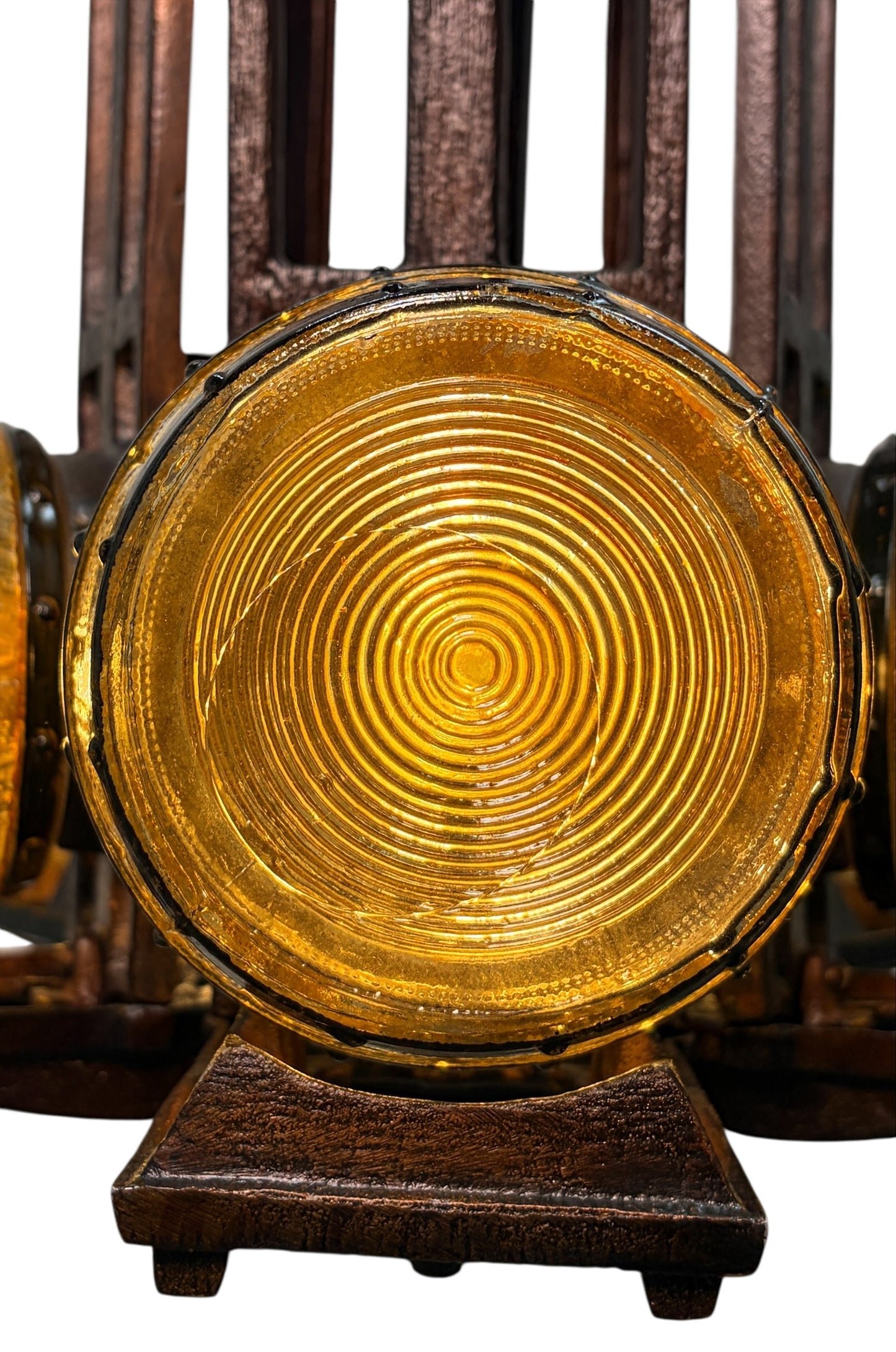 Custom Replication of 1930s Tavern Keg and Barrel Chandelier by Gill Glass for Wine Cellars and Taverns  #2655