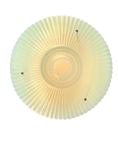 Vintage Three Chain Bowl Light 1920s 1930s Robin's Egg Blue Bedroom or Hallway Ceiling Light Restored with Paint and Wiring #2665