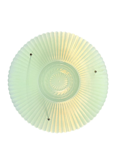 Vintage Three Chain Bowl Light 1920s 1930s Robin's Egg Blue Bedroom or Hallway Ceiling Light Restored with Paint and Wiring #2665
