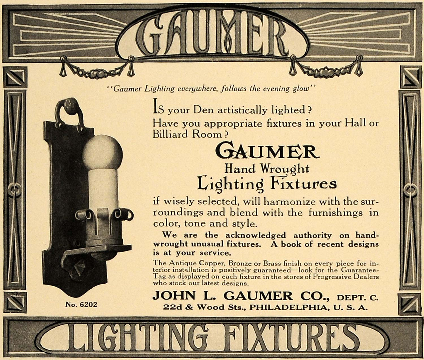 Gaumer Lighting Ad