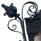 Black 1920s Spanish Revival Wall Bracket Sconce