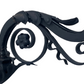 Black 1920s Spanish Revival Wall Bracket Sconce