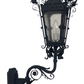 Black 1920s Spanish Revival Wall Bracket Sconce