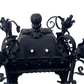 Black 1920s Spanish Revival Wall Bracket Sconce