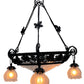 1920s French Art Deco Chandelier with Bunches of Grapes #2554