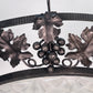 1920s French Art Deco Chandelier with Bunches of Grapes #2554