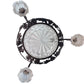 1920s French Art Deco Chandelier with Bunches of Grapes #2554