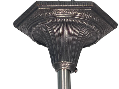 Silver Art Deco Hallway or Foyer Light with Original Finish #2556