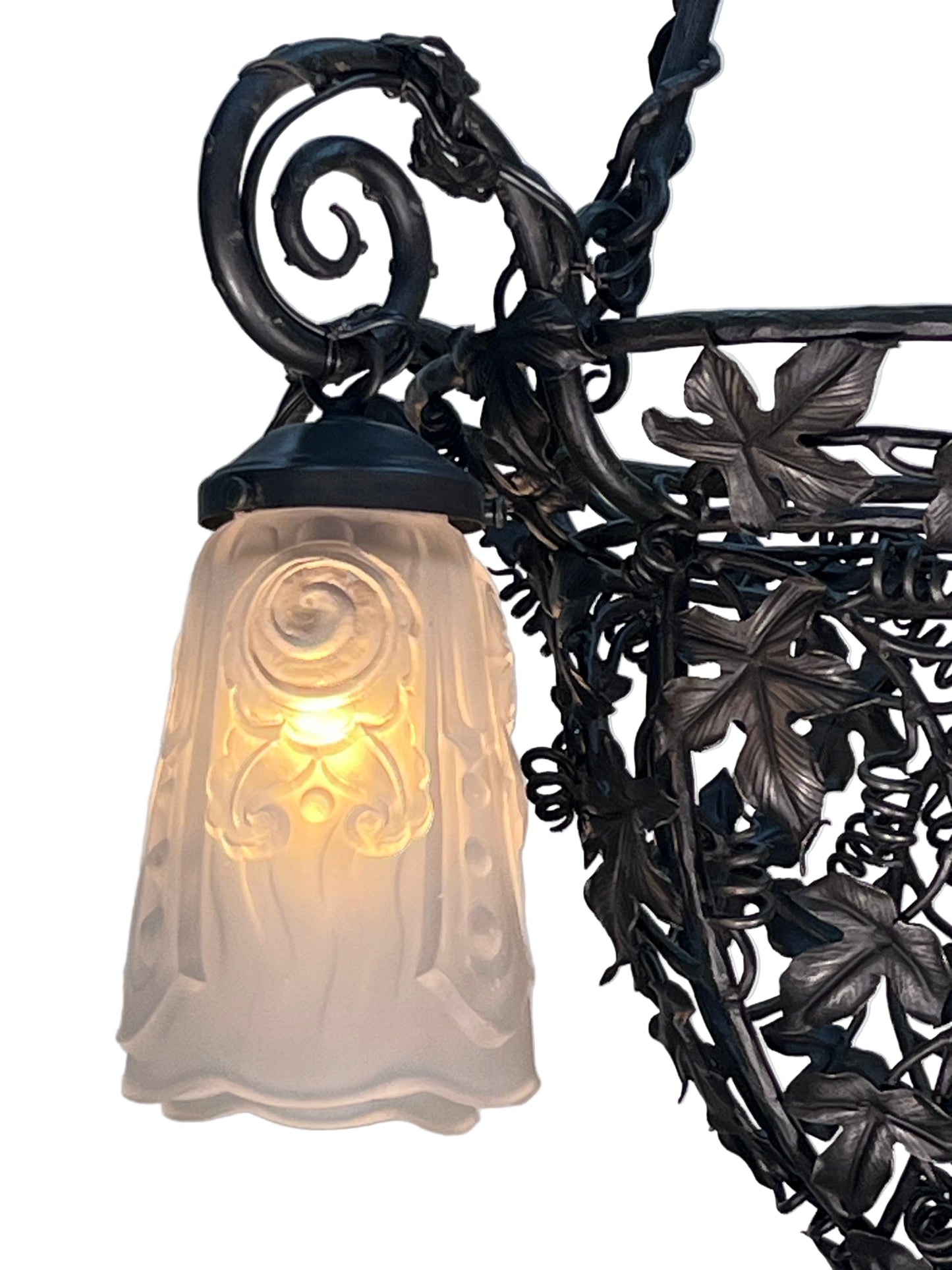 French Art Deco Chandelier from the 1920s