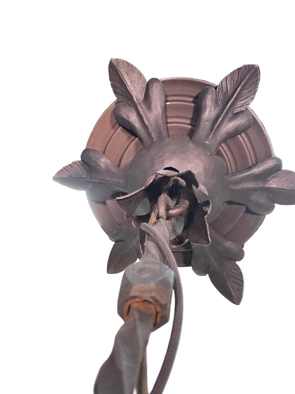 Spanish Revival Chandelier with Mica Panels