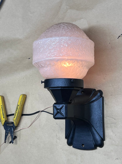 Outdoor Porch Light with Textured Shade  #2560