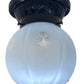 Outdoor Ceiling light with Wheel Cut Shade #2561