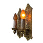 Romantic Revival Wall Sconces in Solid Brass