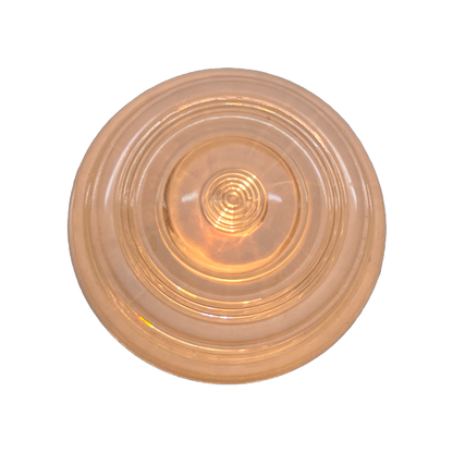 One of Two 1940s or 1950s Semi Flush Ceiling Fixture #2413