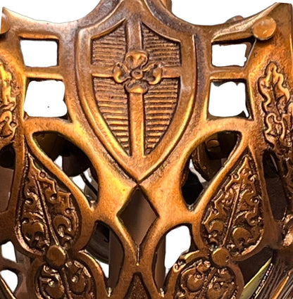 Norwich Slip Shade Chandelier Tudor Revival Chandelier from the 1930s