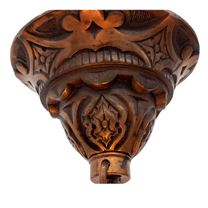 Norwich Slip Shade Chandelier Tudor Revival Chandelier from the 1930s