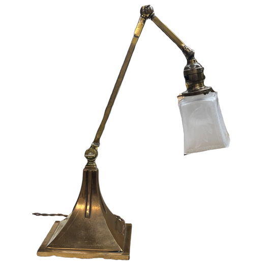 Brass and  Bronze Piano Lamp