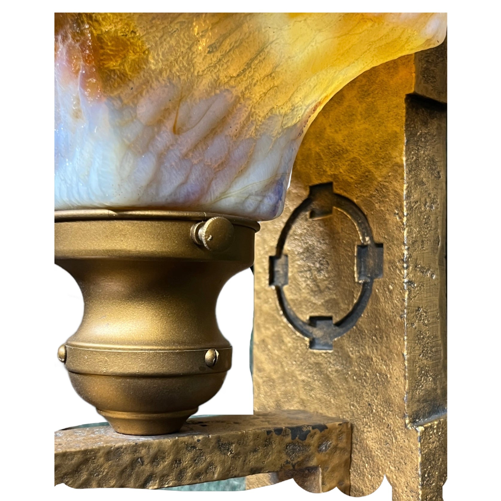 Hammered Arts and Crafts Sconces