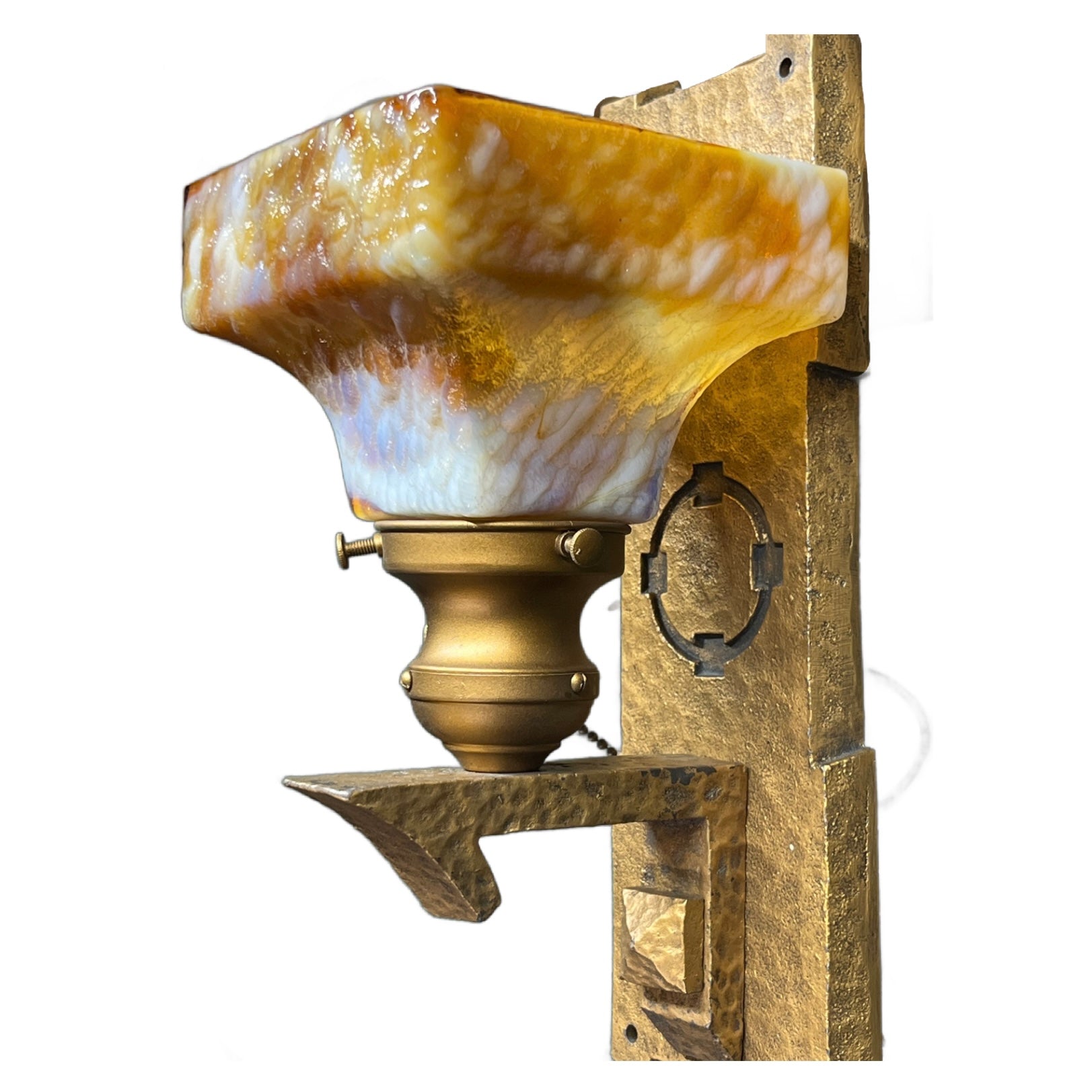 Hammered Arts and Crafts Sconces