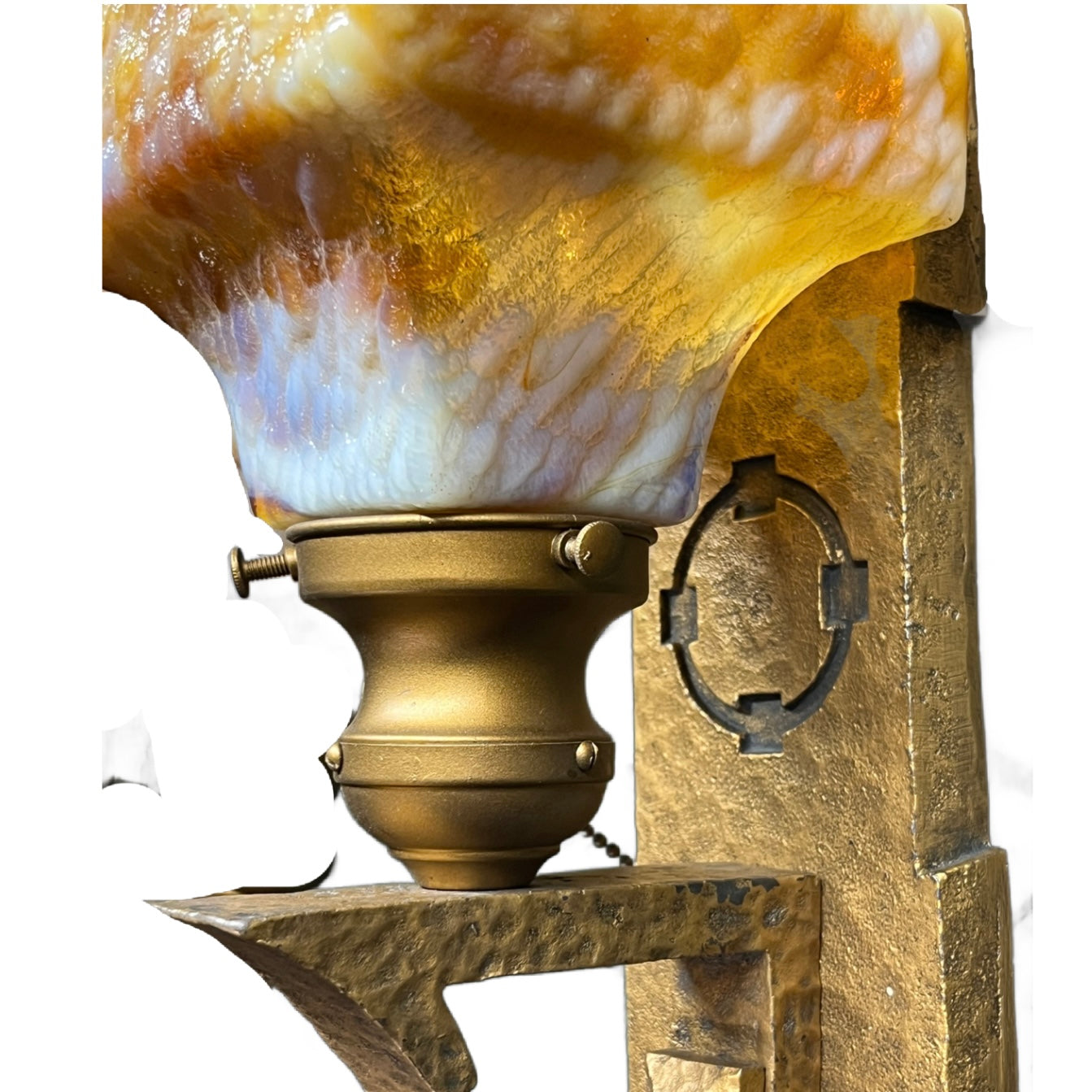 Hammered Arts and Crafts Sconces