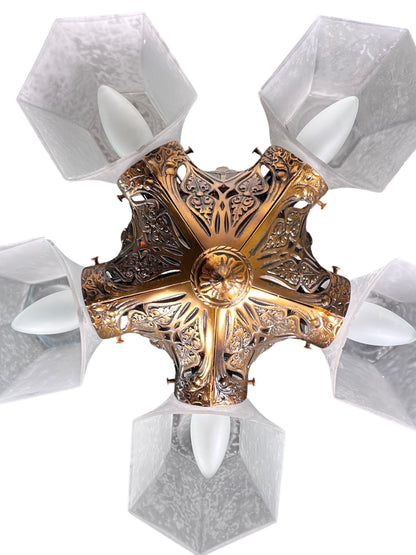 RARE Moe Bridges 1932 Norwich Series 5 Light **RARE** Storybook or Tudor #2204